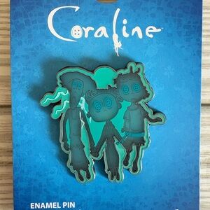 🗝️Loungefly Coraline Ghost Children Translucent Enamel pin